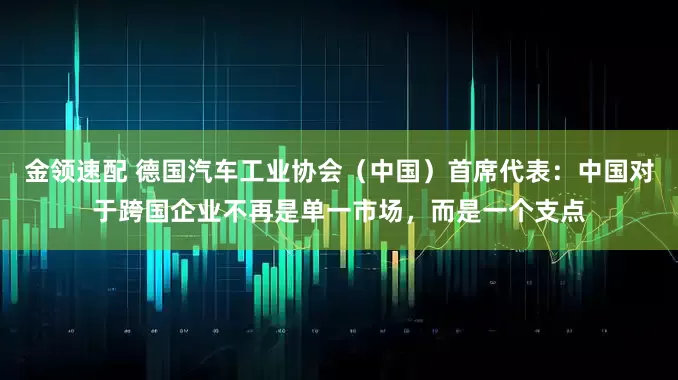 金领速配 德国汽车工业协会（中国）首席代表：中国对于跨国企业不再是单一市场，而是一个支点