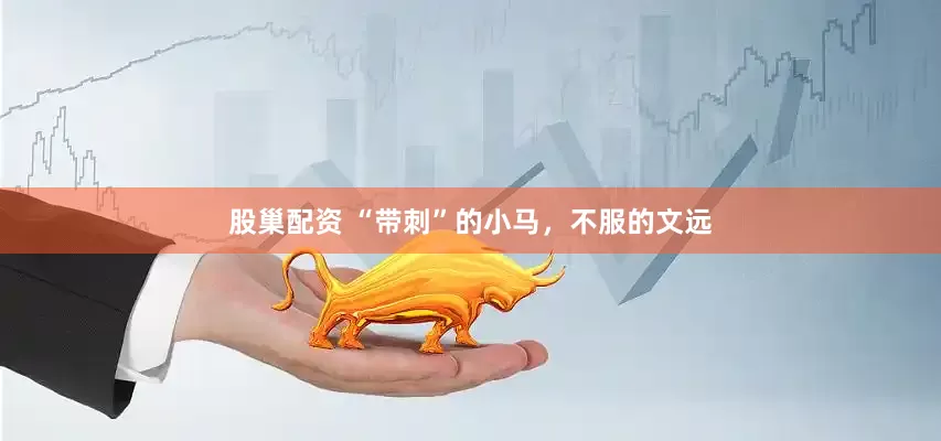 股巢配资 “带刺”的小马，不服的文远