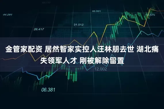 金管家配资 居然智家实控人汪林朋去世 湖北痛失领军人才 刚被解除留置